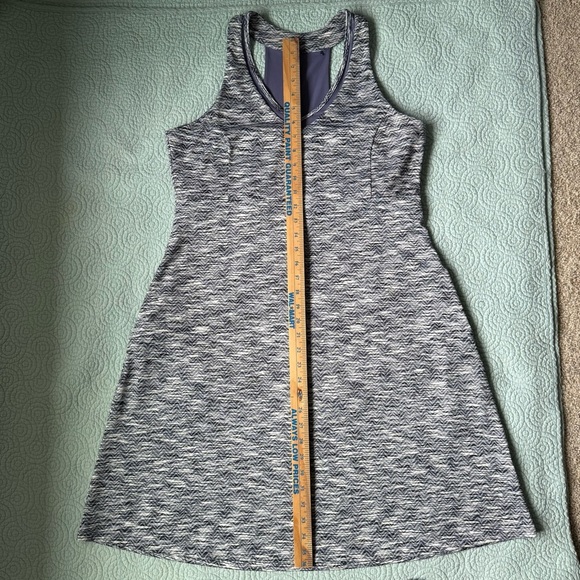 MPG Dresses & Skirts - MPG Purple and Gray Halter Midi Dress Sheath Style